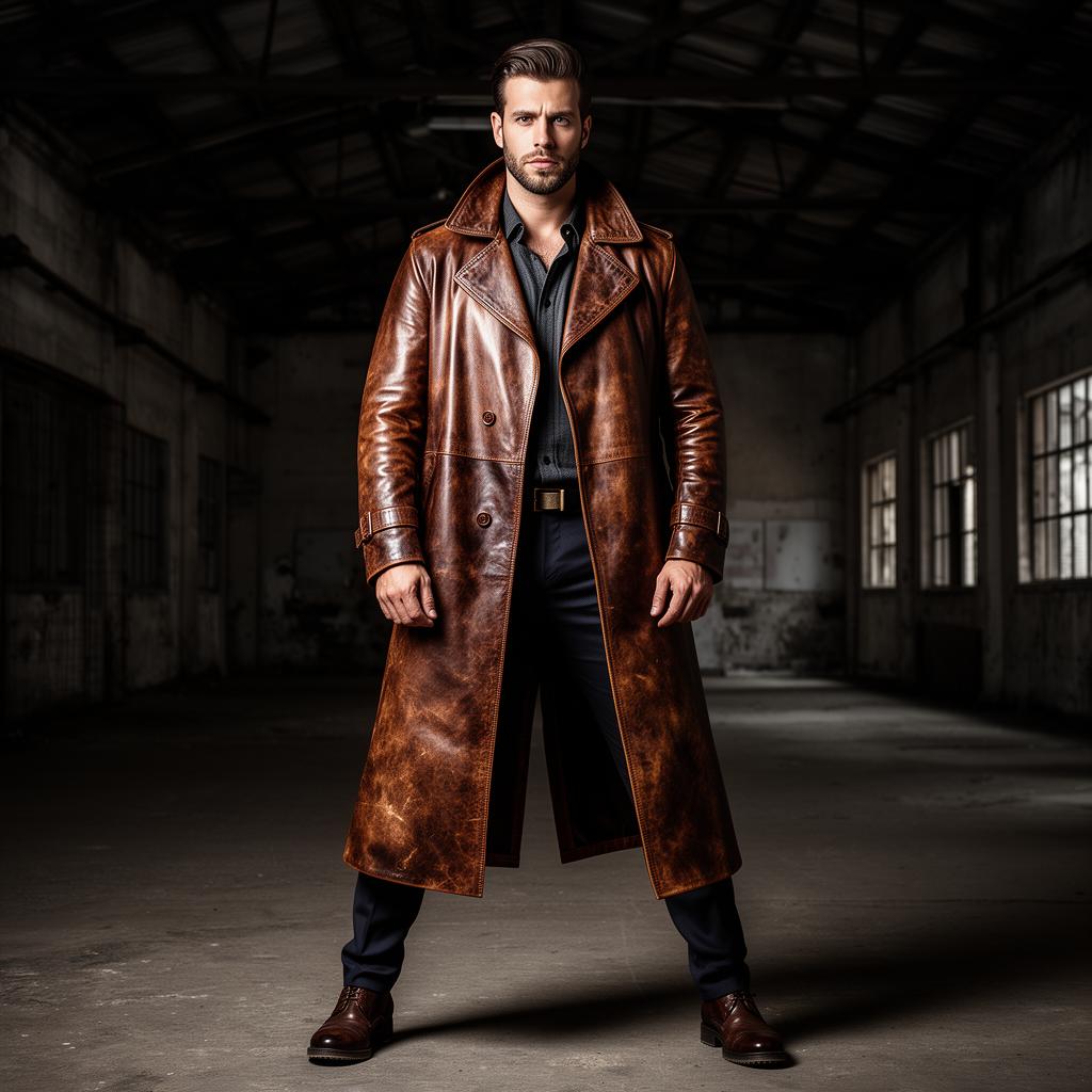 VINTAGE BROWN DUSTER